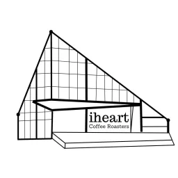 Iheart coffee roaster logo
