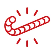 Candycane coffee logo